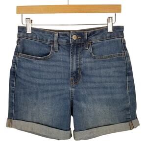 Old Navy Women's WOW High Rise Cuffed Denim Jean Shorts Blue Size 4